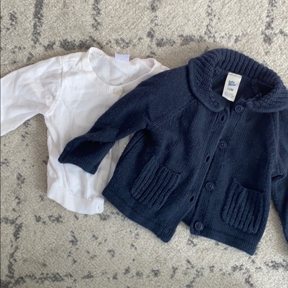 Set of 2 baby/toddler cardigans!